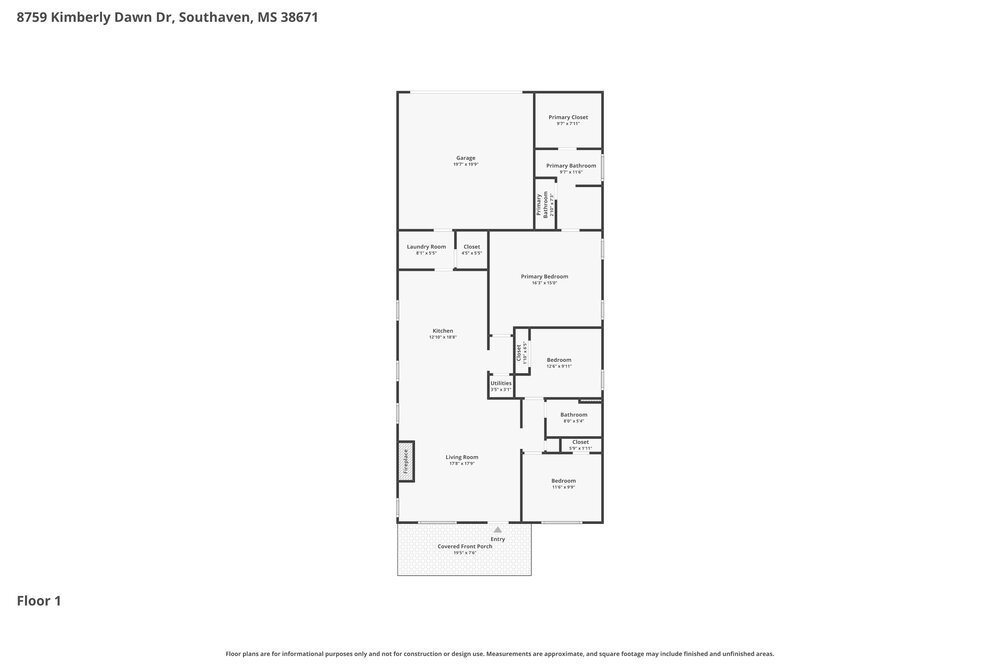 3-Bed Rental on 8759 Kimberly Dawn photo 2