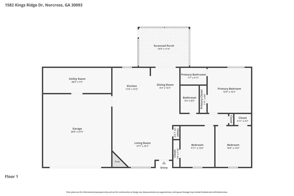3-Bed Rental on 1582 Kings Ridge photo 2