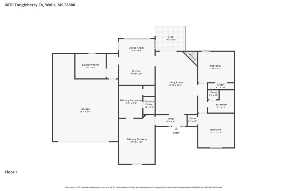 3-Bed Rental on 6670 Tangleberry Cove photo 2