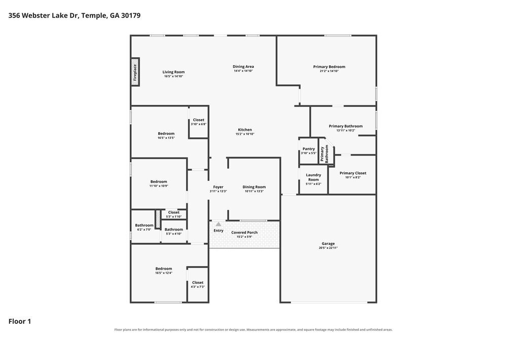 4-Bed Rental on 356 Webster Lake photo 2